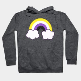 Non-binary rainbow Hoodie